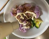 紫カリフラワーとブロッコリーの和風サラダ作り方3写真