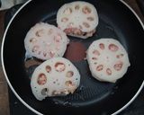 ちょっぴりスパイシーな蓮根はさみ焼き作り方4写真
