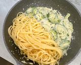 ゴーヤとブルーチーズのクリームパスタ作り方6写真