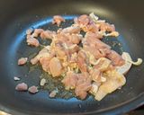 鶏キャベ醬醬炒め丼作り方2写真