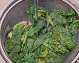 野菜不足解消に！ちぢみほうれん草の白和え作り方3写真