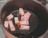 カブとベーコンのお味噌汁作り方2写真