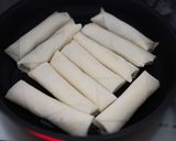 鶏むね肉&大葉&梅干し【時短】簡単春巻き作り方14写真