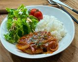 簡単ごちそう！豚ロースのトマト煮込み作り方5写真