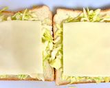 キャベツとチーズのトースト🍞作り方3写真