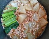 時短簡単夕飯主菜小松菜と豚挽肉と大根そぼろ煮作り方9写真