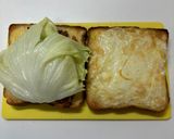 【活用朝食】ミートとチーズのホットサンド作り方3写真
