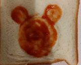 超簡単🌟可愛い🩷ミッキートースト🐹🍞作り方2写真