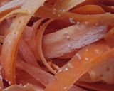 オレンジ＆ヒラヒラにんじんのラペ仕立て作り方1写真