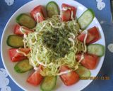 トマトサラダ風冷やし麵😋♪作り方4写真