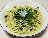 ワンパン梅じそしらすパスタ作り方7写真
