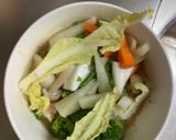 お一人様クリーミートマト味噌味豆腐野菜炒作り方14写真