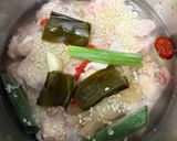 圧力鍋で作る簡単、とろ〜り美味しい参鶏湯♪作り方3写真