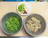 アサリの水煮缶とパクチーのパスタ作り方2写真