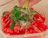 すだちの香りとたっぷりトマトのそうめん作り方7写真