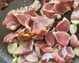 子供も大好き💕砂肝のニンニク炒め作り方4写真