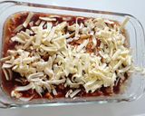 焼肉生だれ丸めないレンジ煮込みハンバーグ作り方8写真