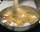 タコとアスパラの餃子辣油ボロネーゼ作り方26写真