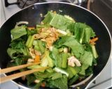 給食☆ピリ辛小松菜丼作り方4写真