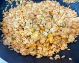 冷凍あおり炒めの焼豚炒飯＋納豆のせ作り方3写真