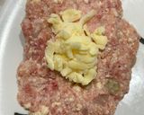 冷凍豆腐使用⭐︎和風チーズinハンバーグ作り方4写真