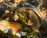 卵黄とろ～り！作り置き活用の簡単ビビンバ丼作り方4写真