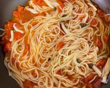 トマトコンソメスープパスタ風スープ作り方3写真