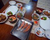 ✨紅塩鮭✨を綺麗に飾って(^q^)☺⛄作り方3写真