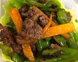 ひき肉の青椒肉糸風作り方7写真
