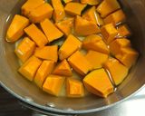 お弁当用のカボチャの煮物作り方1写真
