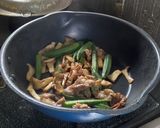 豚肉とオクラ、エリンギの甘辛炒め作り方4写真