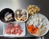 大根、里芋、豚肉などの甘辛煮物✨作り方4写真
