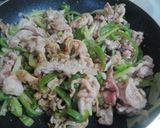 豚こま肉でチャンジャオロースー風作り方6写真