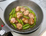 豚団子とスナップエンドウと卵の豆鼓醤炒め作り方7写真