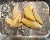 簡単ノンフライヤーで揚げポテト(お弁当)作り方3写真