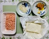 夏の夕飯!簡単和風おろし豆腐ハンバーグ作り方1写真