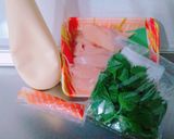 *ささみの明太子と大葉の挟み焼き*作り方1写真