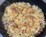 簡単☆ウインナー和風炒飯☆作り方3写真