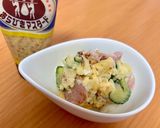 懐かしい味。魚肉ソーセージ入り♡レンジでポテサラ作り方6写真