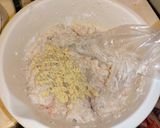 蓮根の豆腐入り鶏挽肉挟み焼き作り方2写真