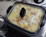 ホットプレートでシーフードパエリア作り方6写真