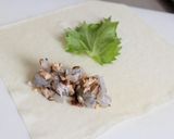 えびと青じそのパリパリ春巻き【おつまみにも♪】作り方3写真