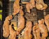 鶏皮のグリルde焼き鳥作り方1写真