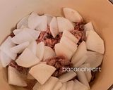 大根と牛肉のスープ作り方3写真