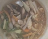 お一人様簡単洋風ウスターキムチ味根菜青椒肉絲風作り方13写真