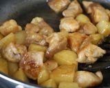 鶏肉とじゃがいものバター醤油焼き作り方4写真