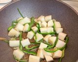 長芋ともやしのニンニク炒め作り方3写真