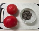 塩こんぶトマト🍅作り方1写真