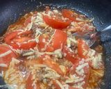 トマトとひき肉のチーズ炒め🧀🍅作り方5写真