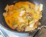 白菜と卵の甘辛すき焼き風煮作り方8写真